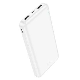 Portatīvais lādētājs Hoco 10000 mAh 2,1A J100 balts