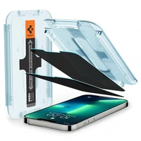 Spigen Glas.tR EZ Fit Privacy rūdītais stikls iPhone 13 / 13 Pro / 14 / 16e - 2 gab.