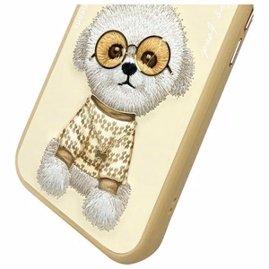 Nimmy Glasses Cool iPhone 15 apvalks – beige