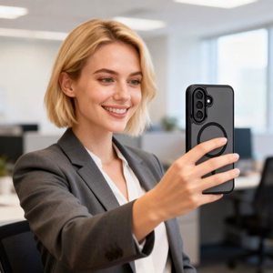 Tech-Protect Magmat MagSafe чехол для Samsung Galaxy A57 5G полупрозрачный