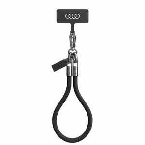 Audi universāla tālruņa siksniņa 28cm 8mm melna AU-HSL8-R8/D1-BK