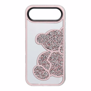 TEDDY BEAR viedtālruņa apvalks IPHONE 17 Air rozā