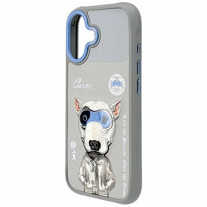 Nimmy Cool&Cute 2.0 nag viedtālruņa apvalks iPhone 17 - pelēks