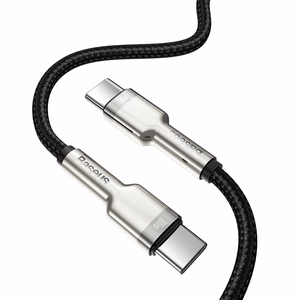 Baseus kabelis Cafule Metal PD USB-C - USB-C 1,0 m melns 100W