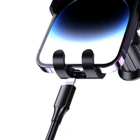 Dudao F5N+ viedtālruņa turētājs ar piesūcekni, gravitācijas tips - melns