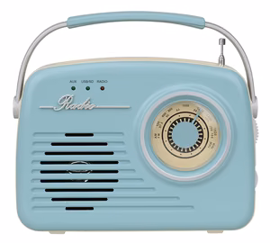 Setty Bluetooth skaļrunis ar radio Retro P350 zils