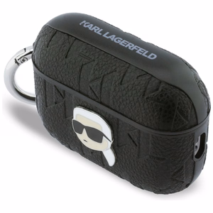 Karl Lagerfeld Monogram Karl Head for AirPods Pro 3 black