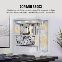Corsair Midi Tower 3500X LXR LINK TG balts