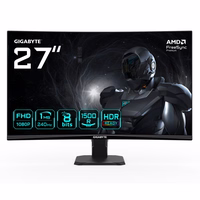 GIGABYTE GS27FC2 27" FHD Curved Gaming Monitor - 1920 x 1080, 240Hz, 1, 350 cd/m², HDR Ready, HDMI 2.0, Displayport 1.4