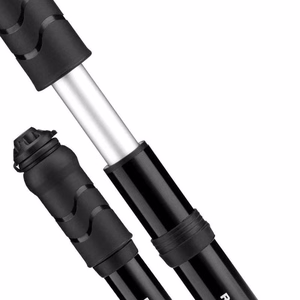 Rockbros 810PCS-HP mini rokas velosipēda pumpis ar Presta un Schrader šļūteni, melns