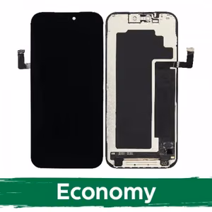 LCD displejs saderīgs ar iPhone 17 Pro Max melns (INCELL / Economy) noņemams IC