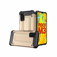 Hybrid Armor Case izturīgs aizsargapvalks Xiaomi Redmi Note 10 5G / Poco M3 Pro zelta