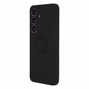 Pirkstu gredzens iPhone 16 Plus vāciņš melns
