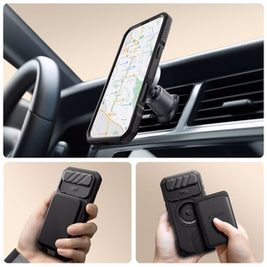 Tech-Protect Kevlar magnētiskais MagSafe apvalks viedtālrunim iPhone 17 Air - melns