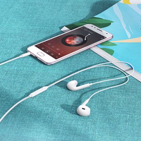 Borofone Austiņas BM100 Max Fuente ar mikrofonu baltas