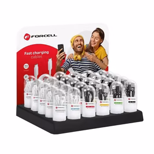 FORCELL darbvirsmas statīvs crystal tube D336