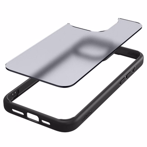 Spigen Ultra Hybrid viedtālruņa apvalks iPhone 15 Pro - Caurspīdīgs melns