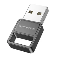 Bluetooth adapteris Borofone DH8 Bluetooth 5.1 melns