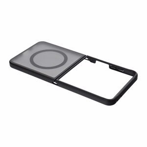 Melns 4sF-S Acrylic vāciņš ar MagSafe atbalstu Samsung Galaxy Z Flip8 tālrunim