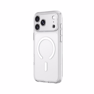 AmazingThing Minimal Mag Lens maciņš modelim iPhone 18 Pro, ar kameras aizsargu un siksniņas stiprinājumu, saderīgs ar MagSafe – krāsa: caurspīdīga