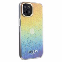 Guess IML Faceted Mirror Disco Iridescent viedtālruņa apvalks iPhone 14 / 15 / 13 - daudzkrāsains