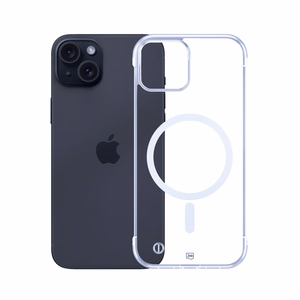 3mk Just20g Magnētiskais viedtālruņa apvalks iPhone 15 Plus - caurspīdīgs