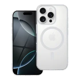 Drop Glue Krāsains Gredzens Magnētiskais Viedtālruņa apvalks saderīgs ar MagSafe IPHONE 11 balta