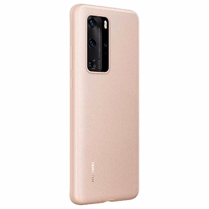 Oriģinālais maciņš Huawei P40 - PU aizsargmaciņš (51993713) rozā