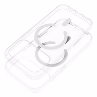 Maciņš for Samsung S26 PLUS Forcell F-Protect Clear Hybrid Premium saderīgs ar MagSafe caurspīdīgs