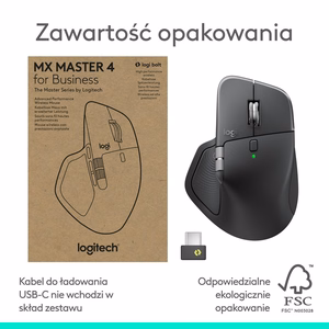 LOGI MX Master 4 pele biznesam