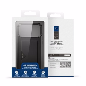 Telefona maciņš Dux Ducis Pocard Apple iPhone 17 melns