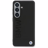 BMW Leather Hot Stamp MagSafe Maciņš for Samsung Galaxy S26 Plus - melns