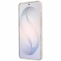 Guess maciņš 4G Rhinestone Round Logo MagSafe for Samsung Galaxy S26 Ultra rozā