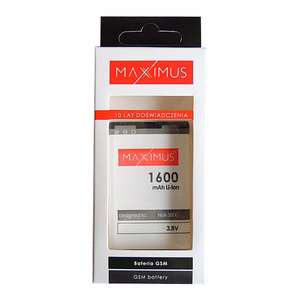 Baterija MAXXIMUS NOK 5800/5230 1600 LION C3/N900/X6 16GB/