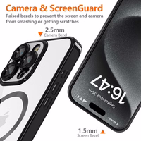 Tech-Protect MagFlex Magnētiskais iPhone 16 Pro viedtālruņa apvalks - melns