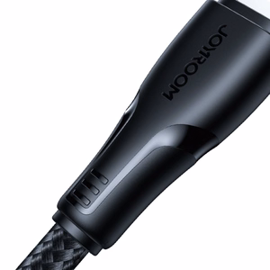 USB kabelis Joyroom „A11“ melns „Type-C“ 25cm (līdz 3A)