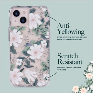 Rifle Paper Clear vāciņš ierīcei iPhone 14 Plus, ar “Willow” rakstu
