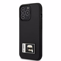 Karl Lagerfeld Ikonik Patch apvalks iPhone 13 Pro / iPhone 13 - Melns
