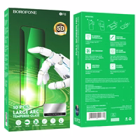 Borofone aizsargstikls BF8 Diamond Armor pilnekrāna 5D liels loks Iphone X/XS/11 Pro - 10 gabali