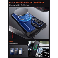 Supcase UB Grip Mag MagSafe futrālis Samsung Galaxy S26 - Tumši zils un melns