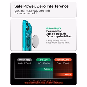 Spigen Ultra Hybrid MagSafe maciņš iPhone 18 Pro / 17 Pro, gaiši zils