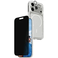 CARE by PanzerGlass flagmanis privātuma 3in1 apvalks + privātuma stikls + lēca iPhone 17 Pro