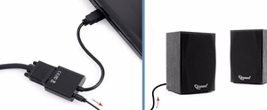 I/O ADAPTER HDMI TO VGA/A-HDMI-VGA-03 GEMBIRD