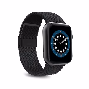 Puro Loop neilona siksniņa Apple Watch 38/40/41 mm - melns