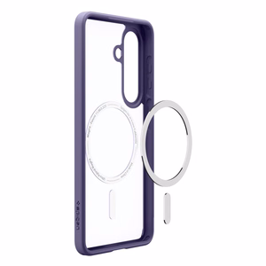Spigen Ultra Hybrid Mag MagSafe maciņš priekš Samsung Galaxy S26+ - caurspīdīgs tumši zils