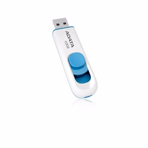 A-DATA AC008 USB 2 Flash Drive 32 GB, white/blue
