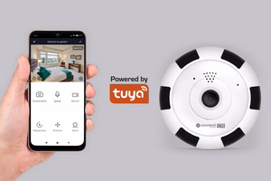 Kruger&Matz Connect C70 Tuya FishEye iekštelpu Wi-Fi kamera