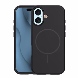 Silikona Thin Mag maciņš for iPhone 17 6,3" melns