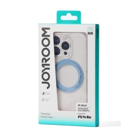 Joyroom JR-16JL6 Īpaši plāns MagSafe apvalks iPhone 16 Pro Max, saderīgs ar 360° gredzenveida statīvu - zils