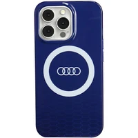 Audi IML Lielais Logotips Magnētiskais viedtālruņa apvalks iPhone 13 Pro / 13 - zils